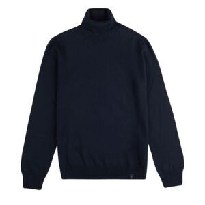 FAY Men's Classic Turtleneck Sweater Men BLUE Sweaters & Cardigans